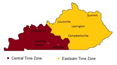 kentucky time zone|what time zone is lexington ky.